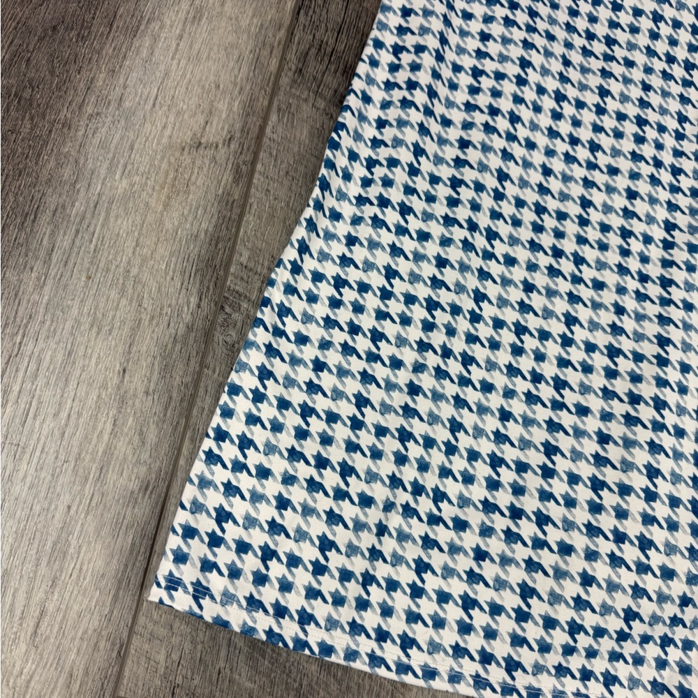 Z Supply Blue Houndstooth Dress - Picture 3 of 14